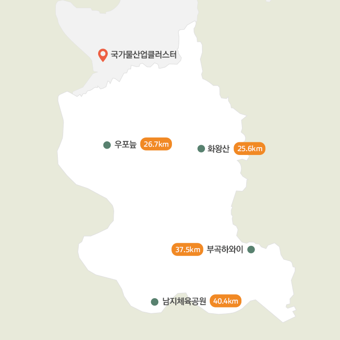 Changnyeong-gun tour map