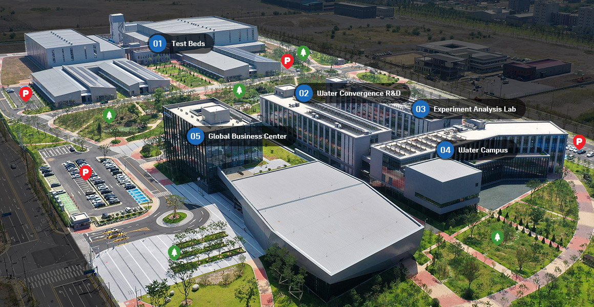 국가물산업클러스터 전체 조감도